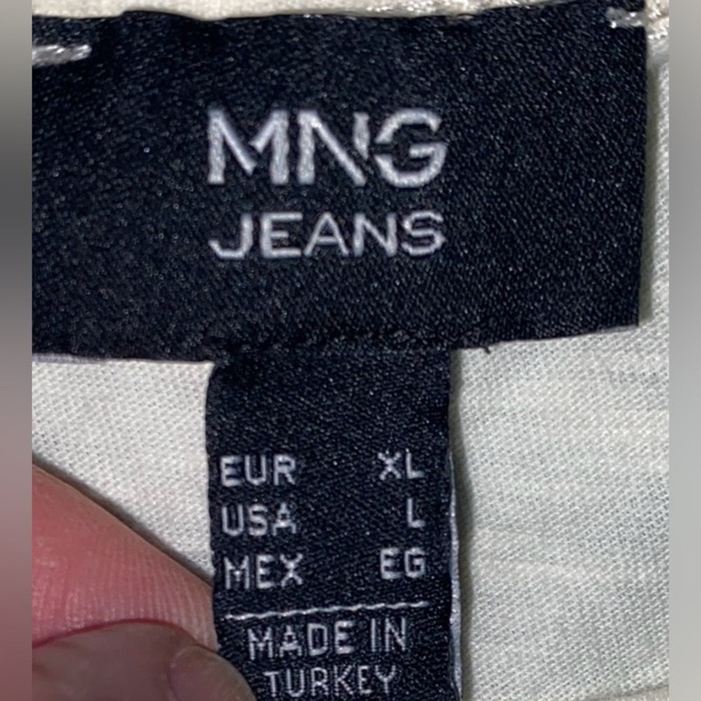 Ming Jeans Graphic Rhinestone Top - Picture 6 of 7
